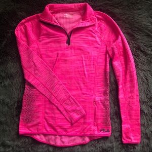 Fila running quarter-zip top